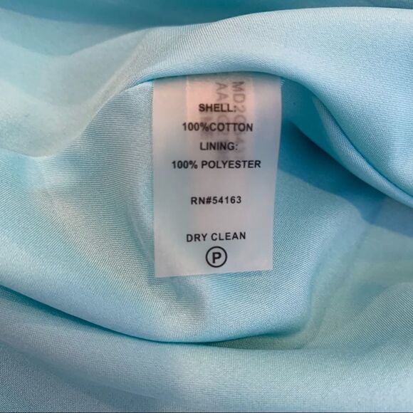 Marc New York Aqua Ruffle Dress Size 2 - Picture 6 of 9
